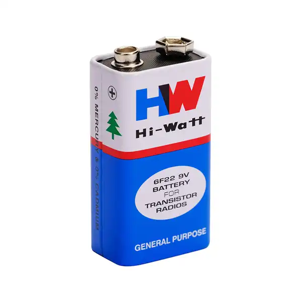 HW Hi-Watt 9v Battery